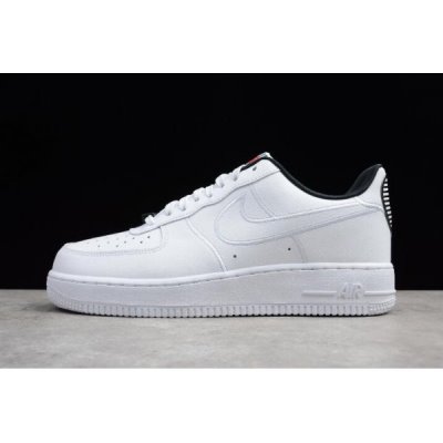 Nike Air Force 1 Low Beyaz / Siyah Kaykay Ayakkabı Türkiye - GWC91NBV